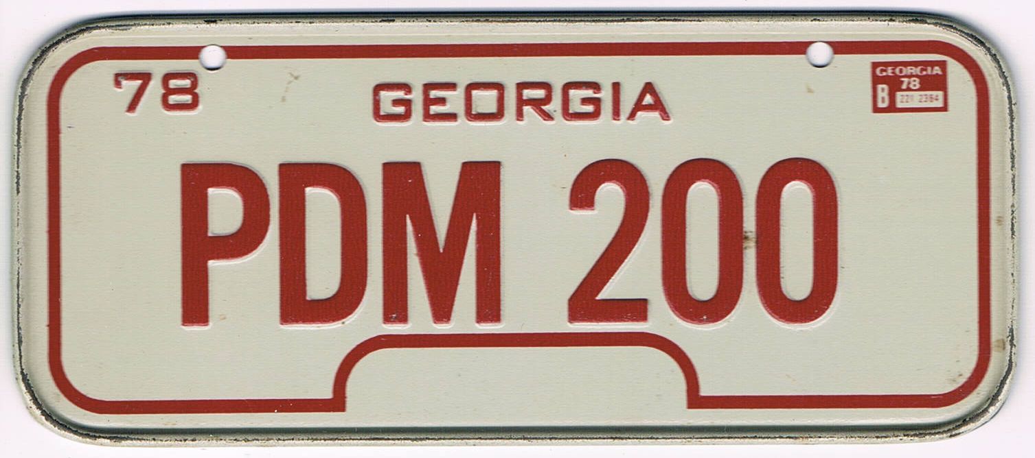 Georgia State Tags License Plate